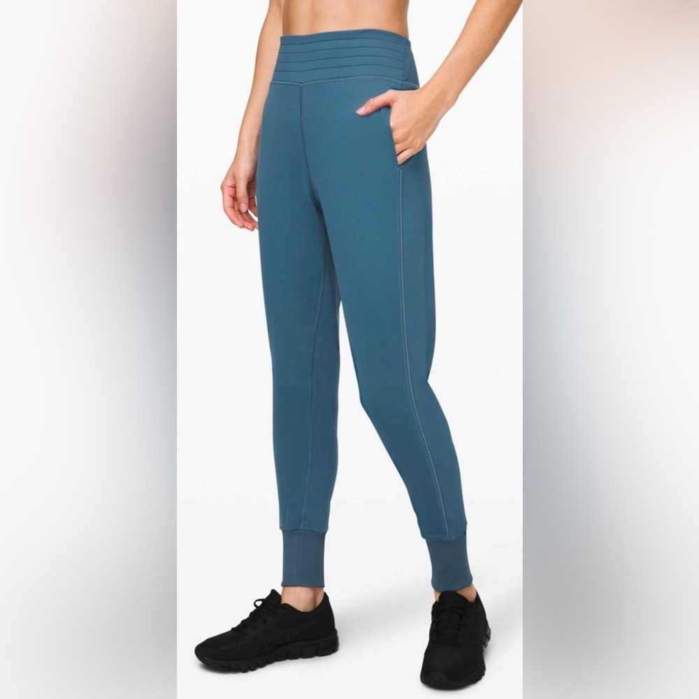 Lululemon Flurry Up High-Rise Jogger in Petrol Blue